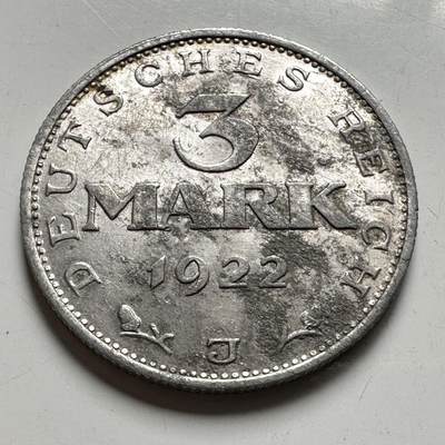 🌹外币初藏🌹🐯2026年第40场   每周二四六晚8️⃣点 世界钱币 - 魏玛共和国1922年三马克