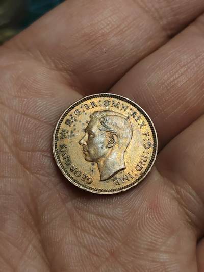 2026年第四十三场(总第二百一十二场）外国好品散币场(免佣金) - 英国🇬🇧1943年1法新(乔治六世第一版)