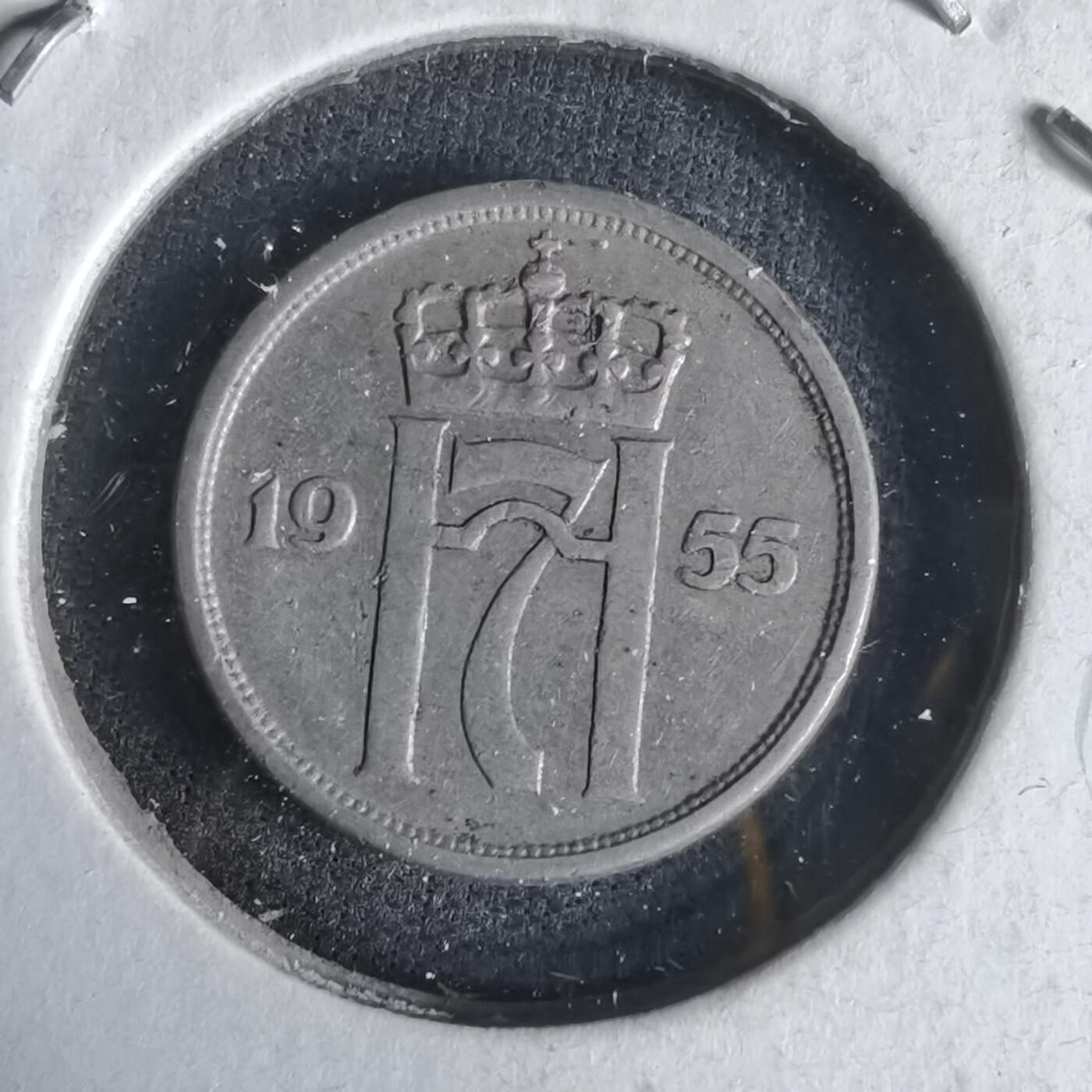 沼泽如烟--第1047场 挪威1955年10欧尔