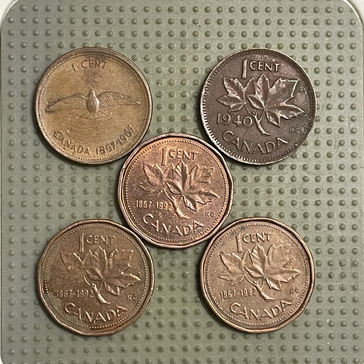 2026年第42场各国散币拍卖（总第192场） 加拿大1分5枚