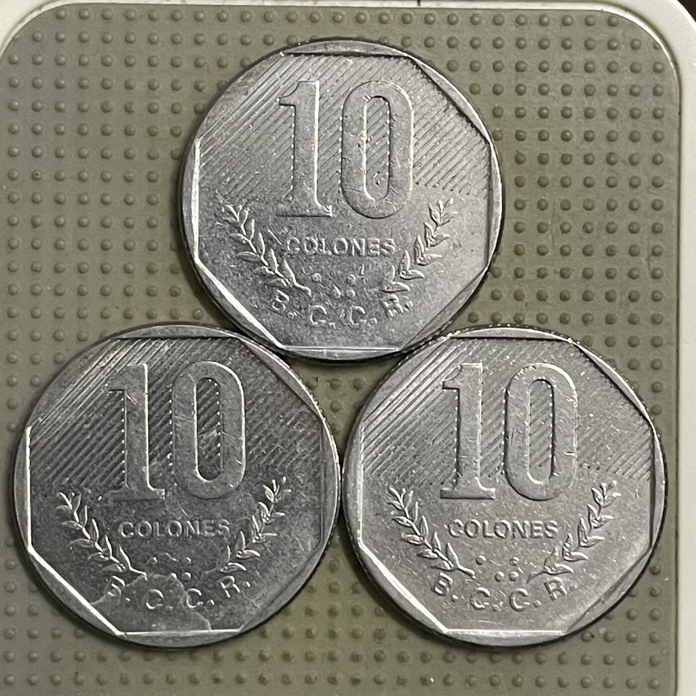 2026年第42场各国散币拍卖（总第192场） 哥斯达黎加1985年10科朗3枚