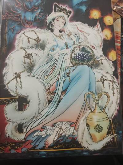 寸草不生 马年 第二期 - 彫仙A4玉面公主版画亲签；