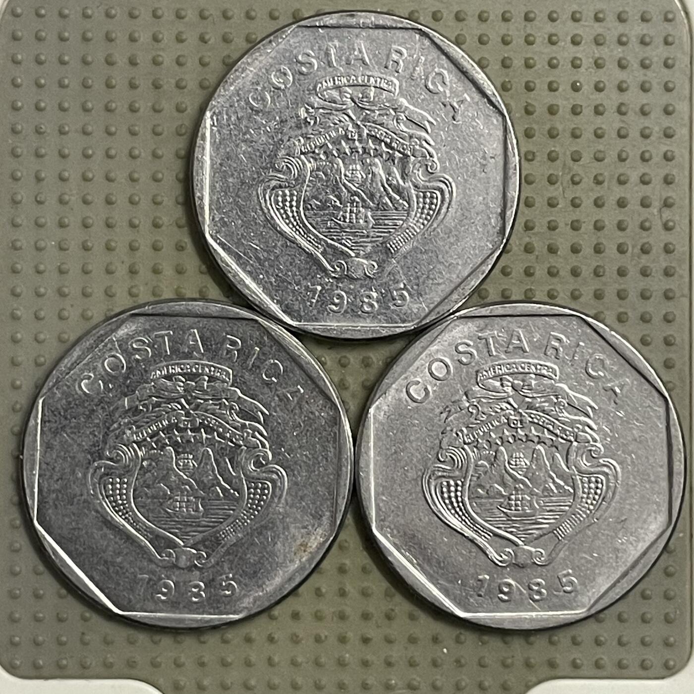 2026年第42场各国散币拍卖（总第192场） 哥斯达黎加1985年10科朗3枚