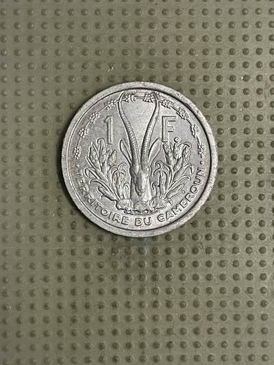 2026年第42场各国散币拍卖（总第192场） - 法属喀麦隆1948年1法郎