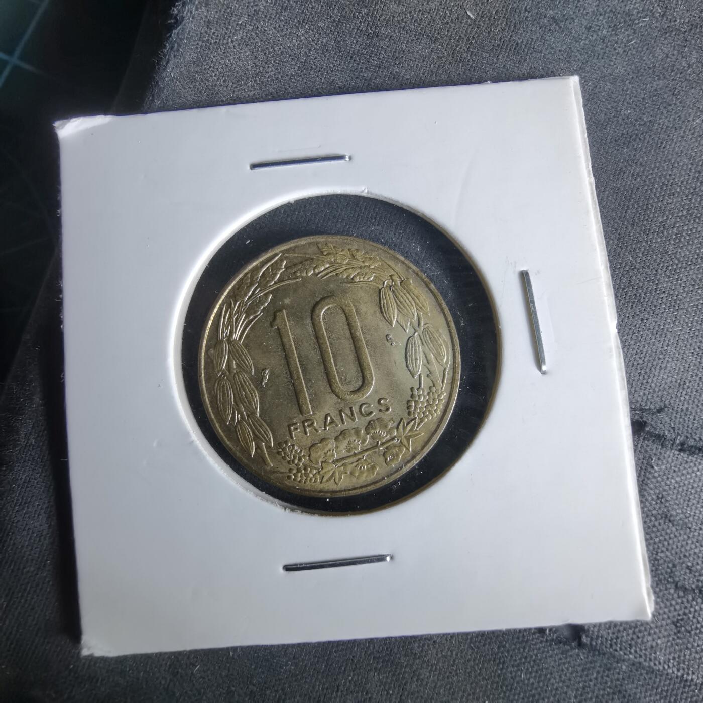 沼泽如烟--第1047场 喀麦隆1967年10法郎