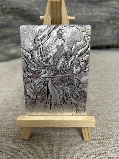 喜灰玩卡拍卖第七期，接拍品0佣金，欢迎送拍，释放现金流，让自己有资金可以购买更多喜欢的卡牌，让别的卡友能淘到更多心仪的卡牌 - 卡德曼 张建东水浒第二弹 扈三娘 粗闪 线稿