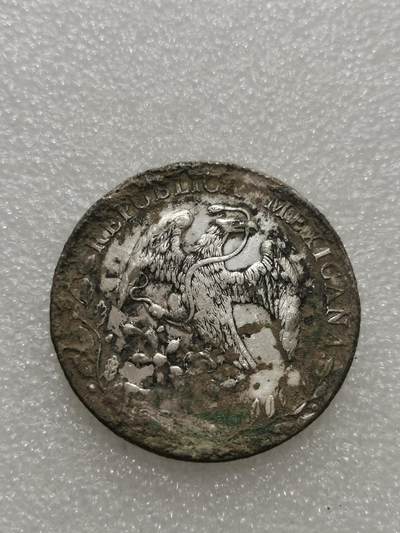 天下钱庄专场欢迎参拍 - 戳记墨西哥鹰洋