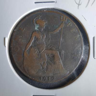 沼泽如烟--第1047场 - 英国1912年1便士