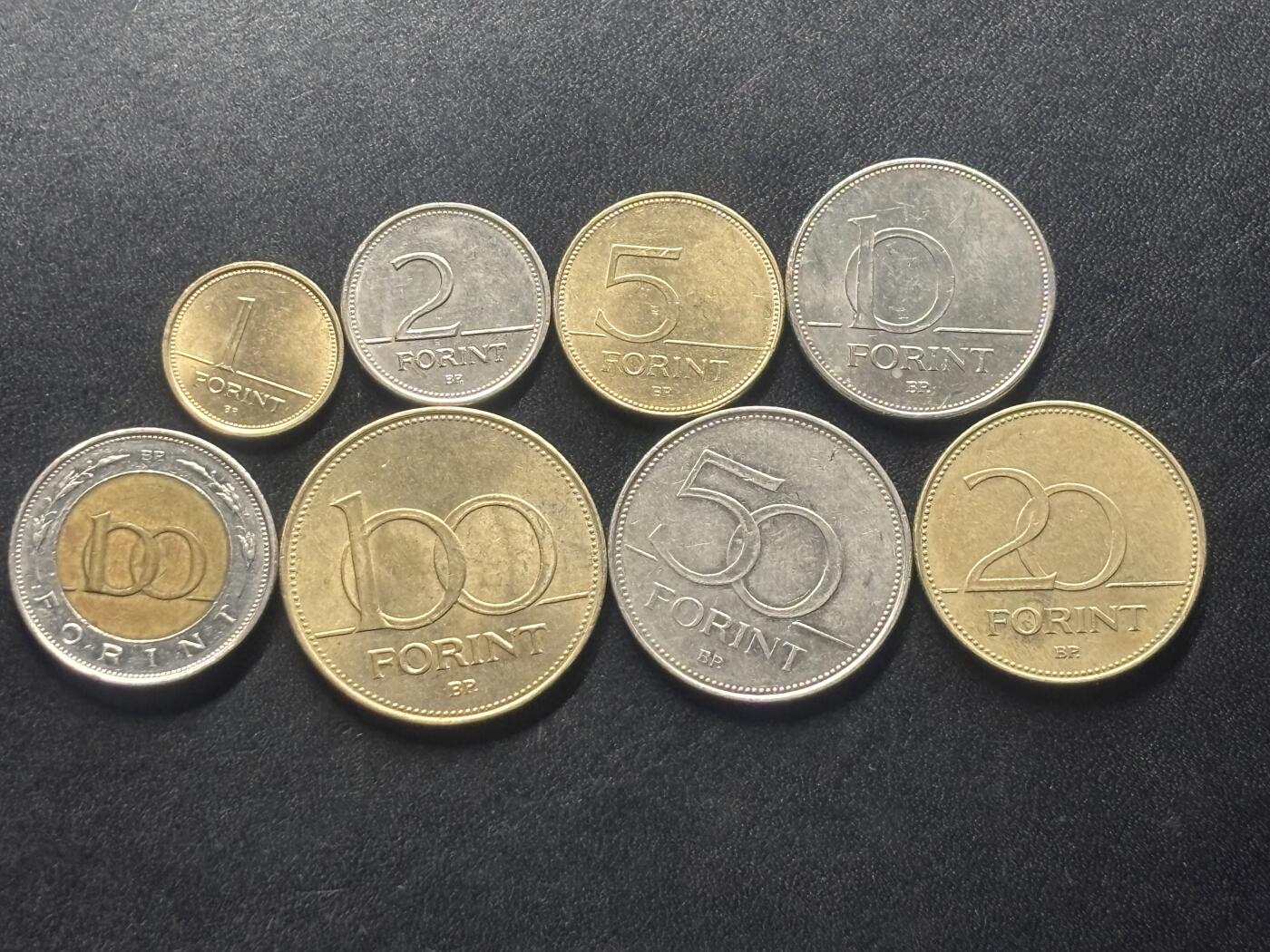 邮泉阁外国硬币限时拍卖第四十五场 （邮票在国外，请付邮费6元） 匈牙利8枚