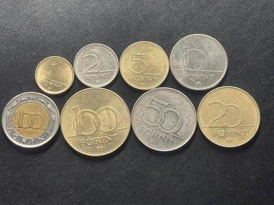 邮泉阁外国硬币限时拍卖第四十五场 （邮票在国外，请付邮费6元） - 匈牙利8枚