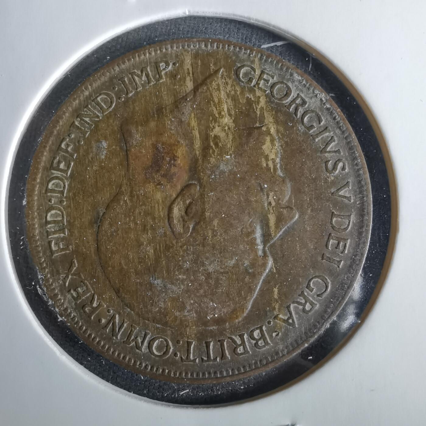 沼泽如烟--第1047场 英国1921年1便士