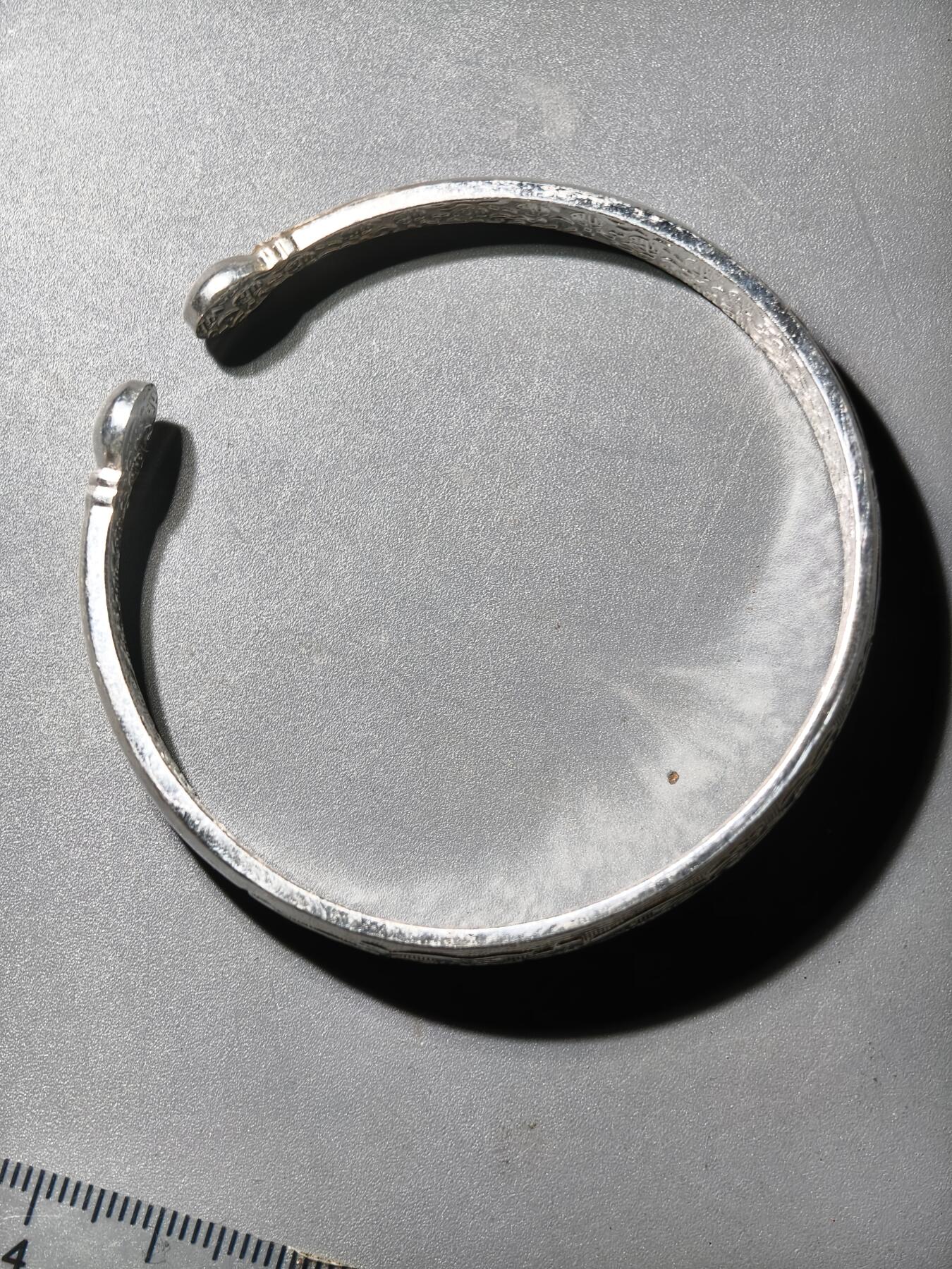 125期新疆红钱粟特钱币丝路钱币专场 渡银手镯