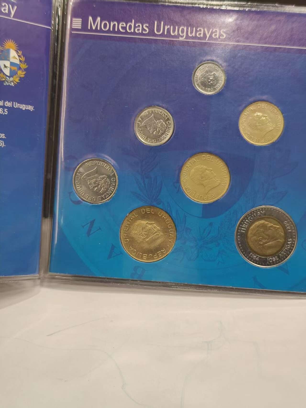 G&W世界散币，银币处理专场（第47场） 乌拉圭1994-2003年7枚套