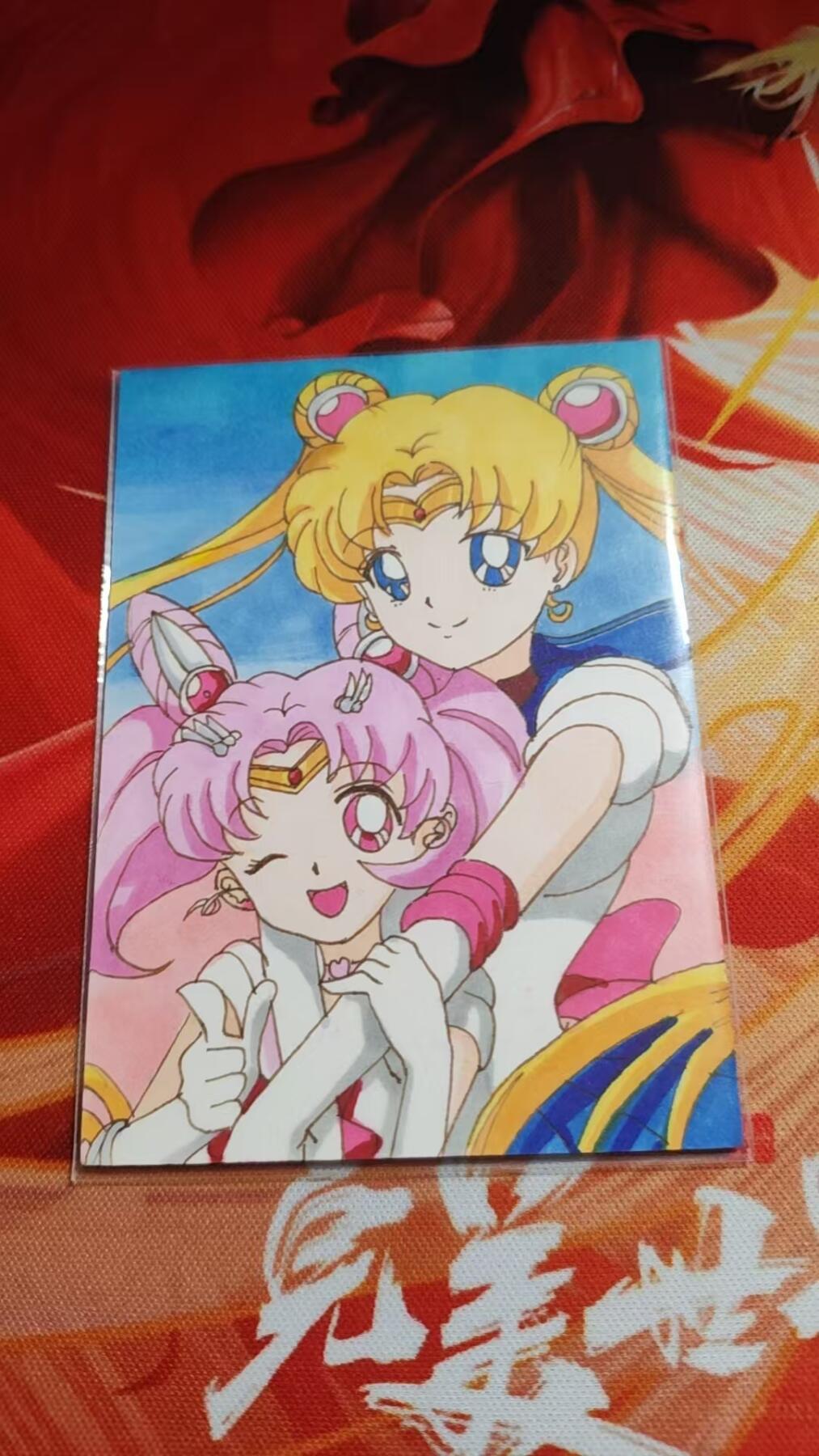 寸草不生 马年 第二期 精品动画ip手绘--画师：米酒汤圆--1/1--美少女战月野兔和小小兔