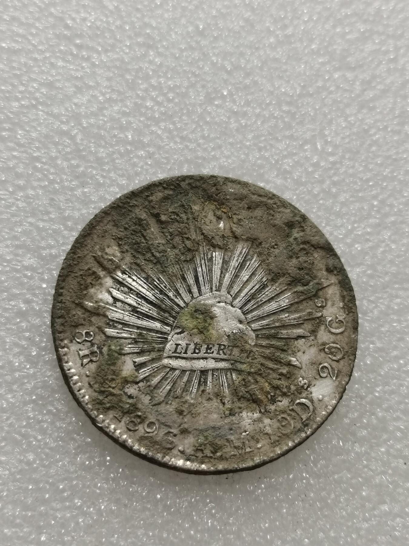 天下钱庄专场欢迎参拍 戳记墨西哥鹰洋