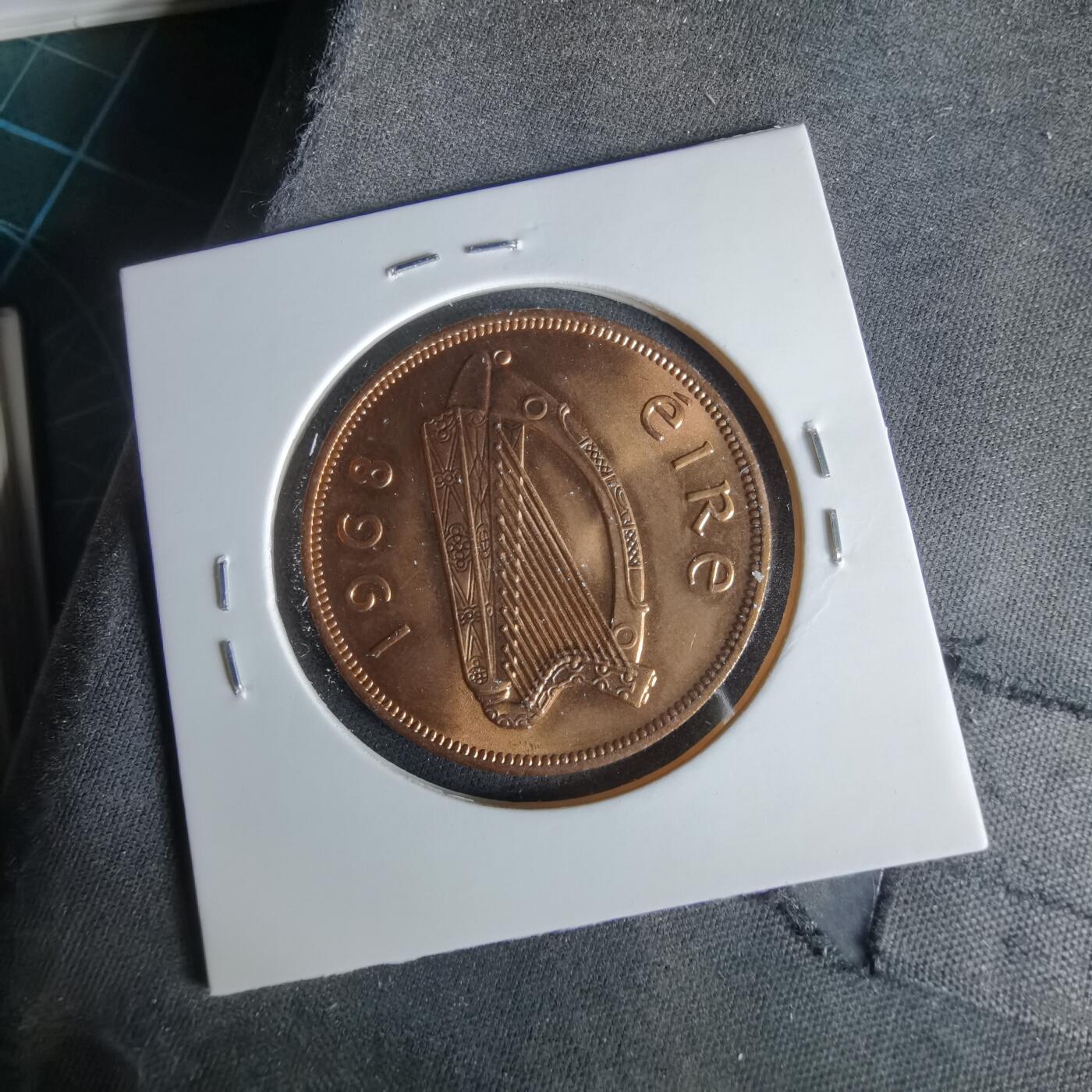 沼泽如烟--第1047场 爱尔兰1968年1便士