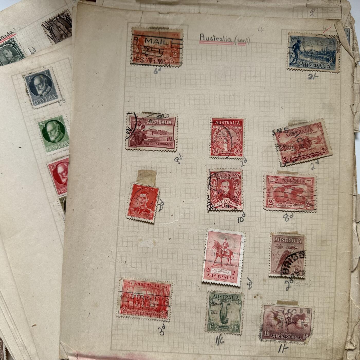 🌹外币初藏🌹🐯2026年第40场   每周二四六晚8️⃣点 世界钱币 世界各国二战前老邮票一组 大约上千张