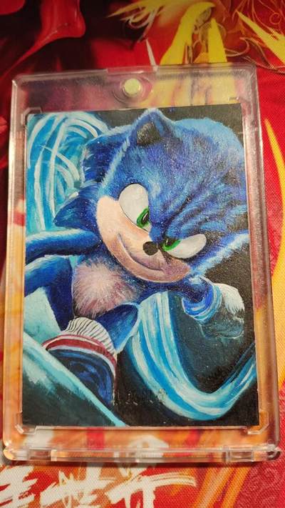 寸草不生 马年 第二期 - 好莱坞精品手绘--1/1--名画师：零叁--刺猬索尼克