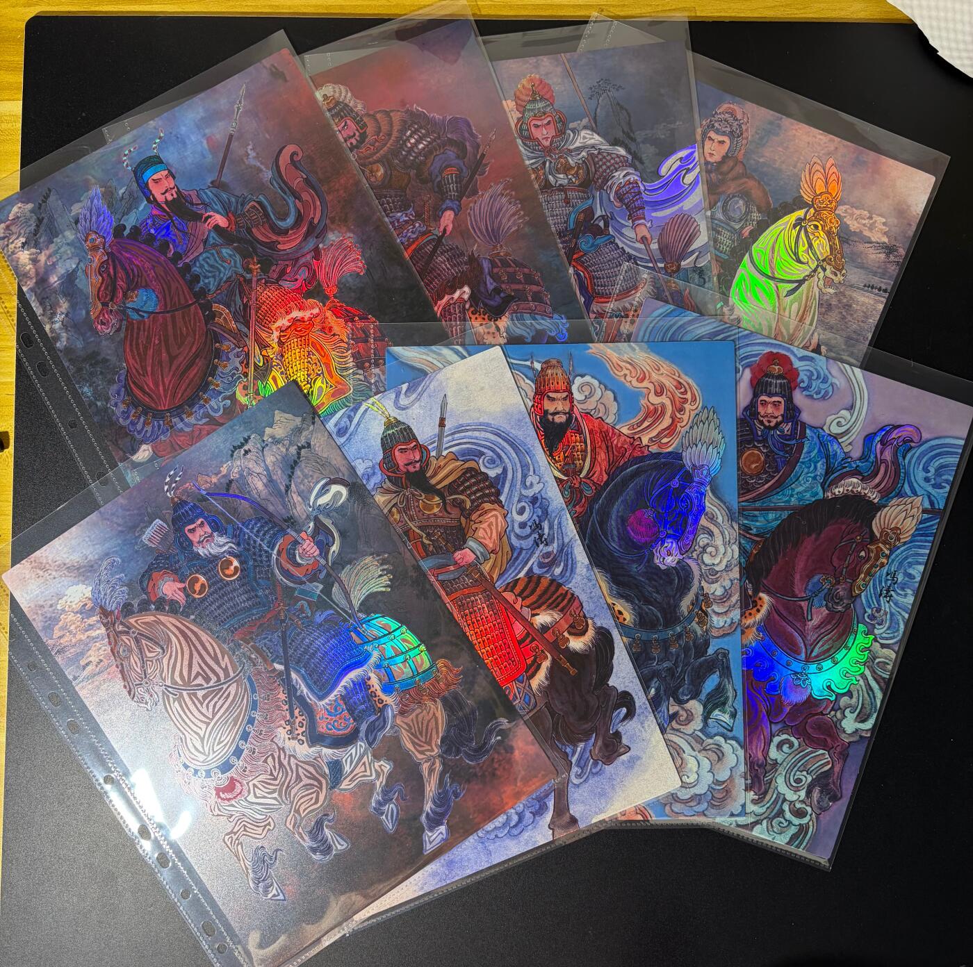 NO.30 好又多金牌大场，每周一站式配齐，方便凑单！（周6晚9点截拍，卖家送拍0抽成！） 齐卡文化 冯涛三国二十四名将 冯涛8将A4彩雕大卡8张