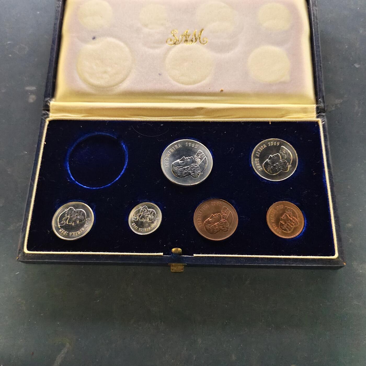 【全场包邮】纯粹捡漏拍521场 南非官方封装套币3套一组-含1990年封装+1986年封装+1965年封装