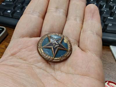 徽章钱币纪念章刺绣杂件专拍 - 五十年代铜帽徽徽章