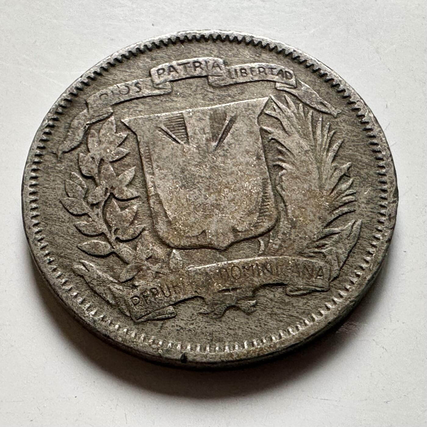 🌹外币初藏🌹🐯2026年第40场   每周二四六晚8️⃣点 世界钱币 多米尼加1937年五分