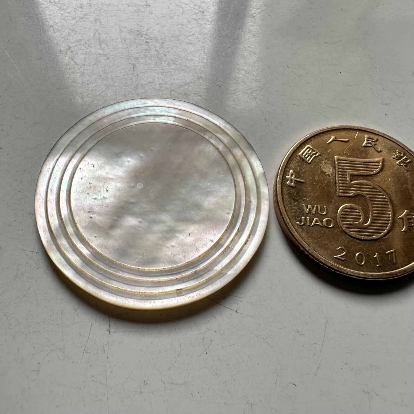 🌹外币初藏🌹🐯2026年第40场   每周二四六晚8️⃣点 世界钱币 清代十三行出口螺钿筹码（贝雕筹码）--2