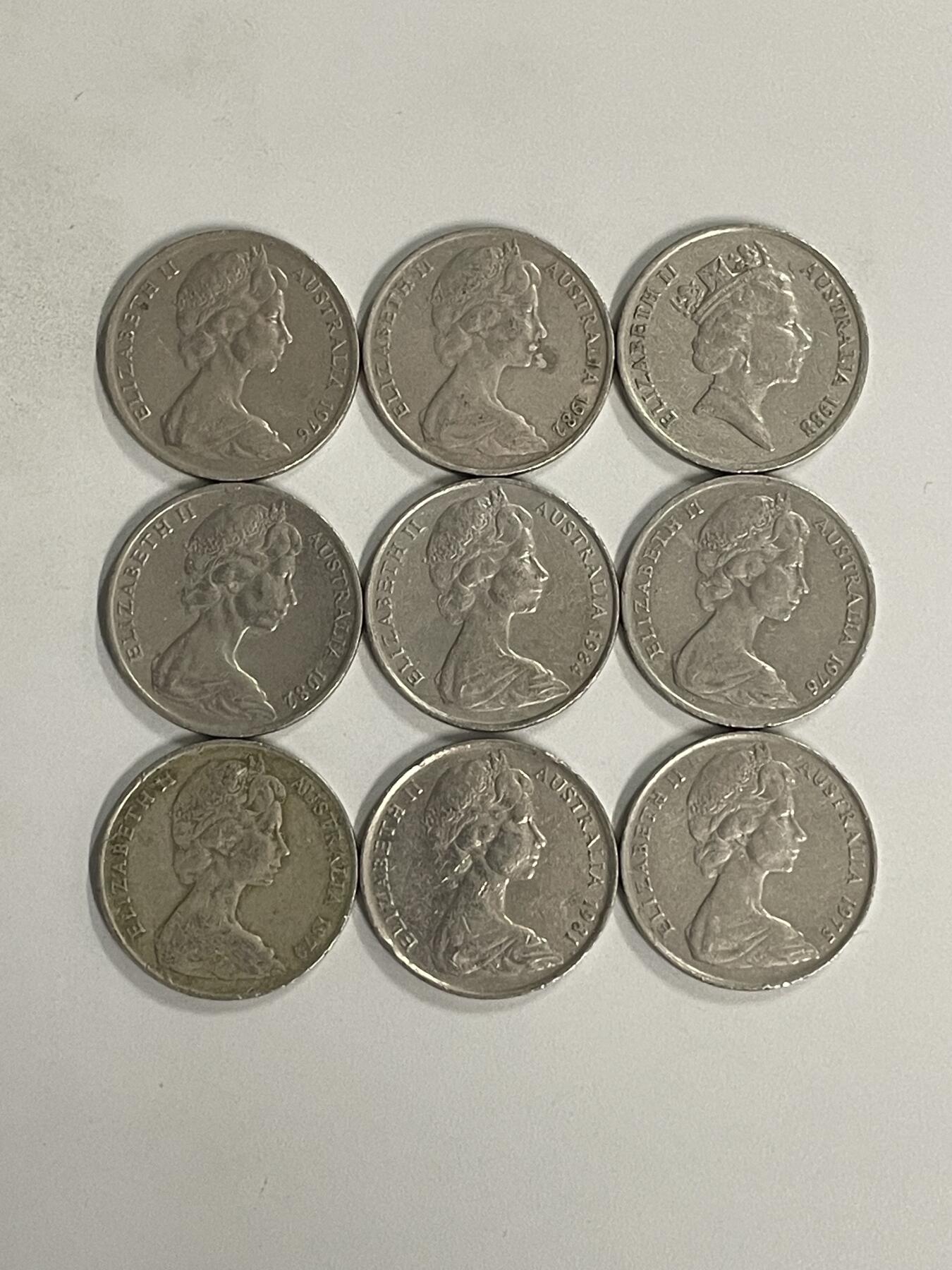 2026年第42场各国散币拍卖（总第192场） 澳大利亚10分9枚