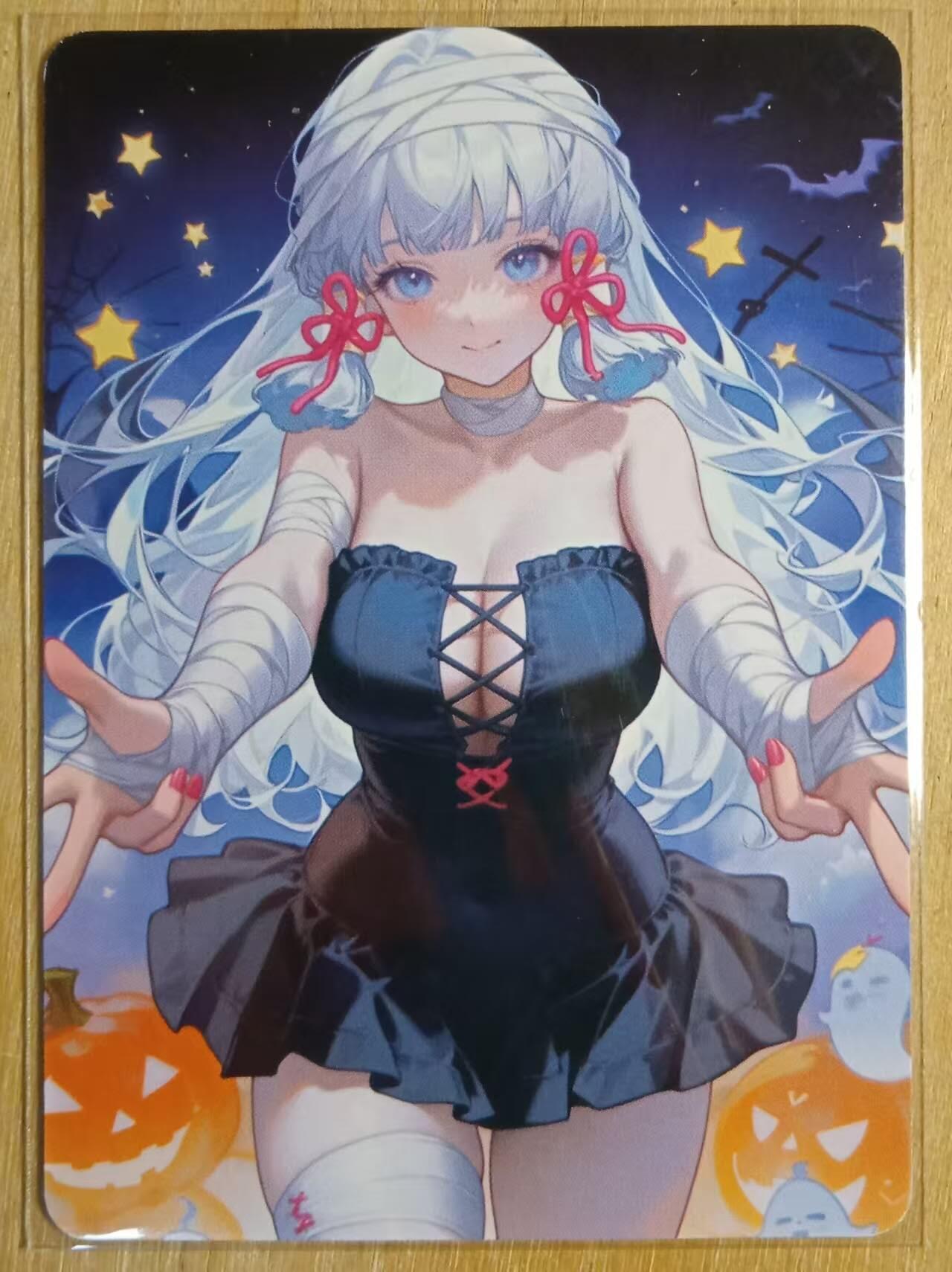 龙虎卡牌-八二场（满200元包邮，无佣金，每周六结拍，欢迎送拍） 粗闪 原神卡牌 神里绫华 魅惑纹-契约兽