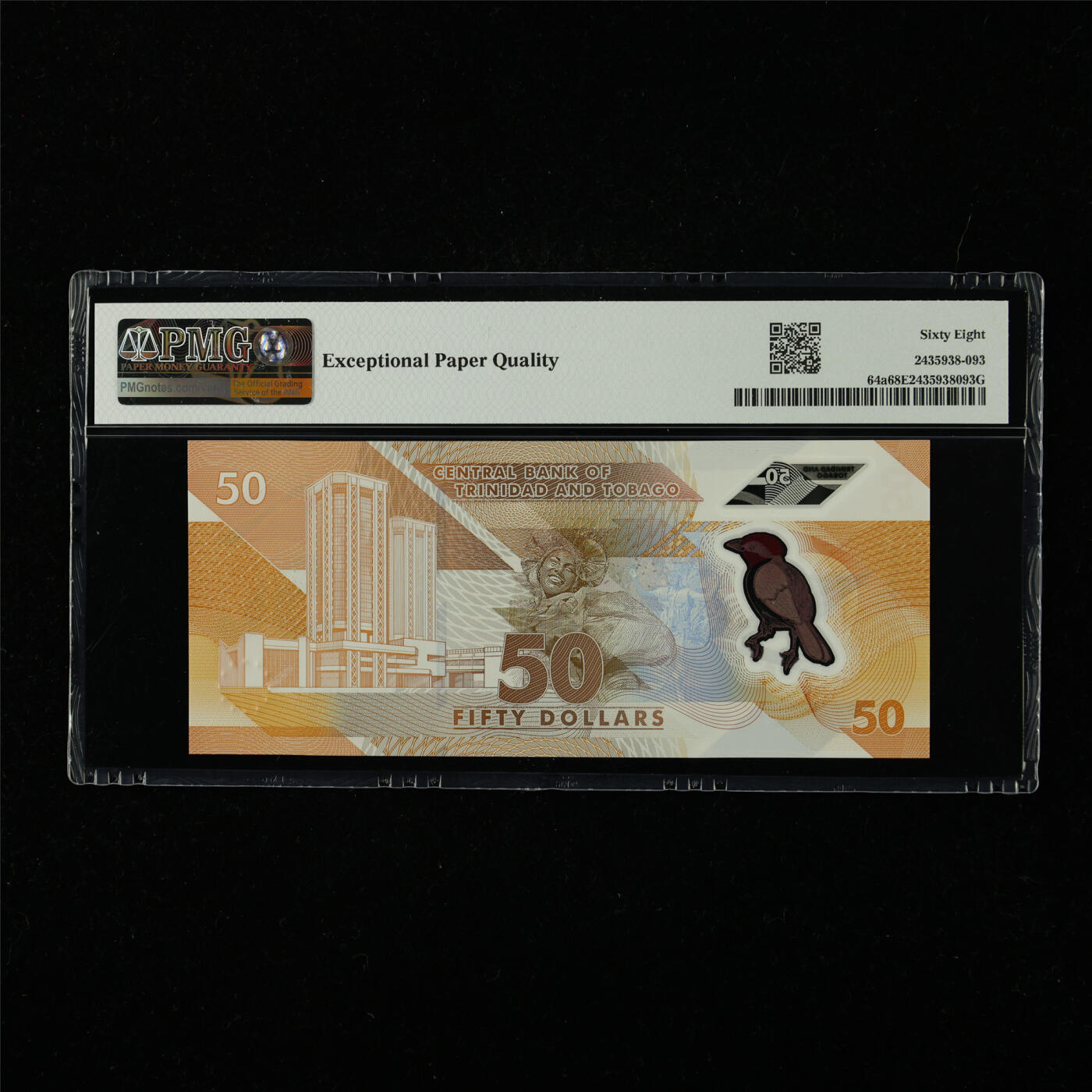 【亘邦集藏】第226期拍卖 2020年 特立尼达和多巴哥50元 PMG 68EPQ AE854681