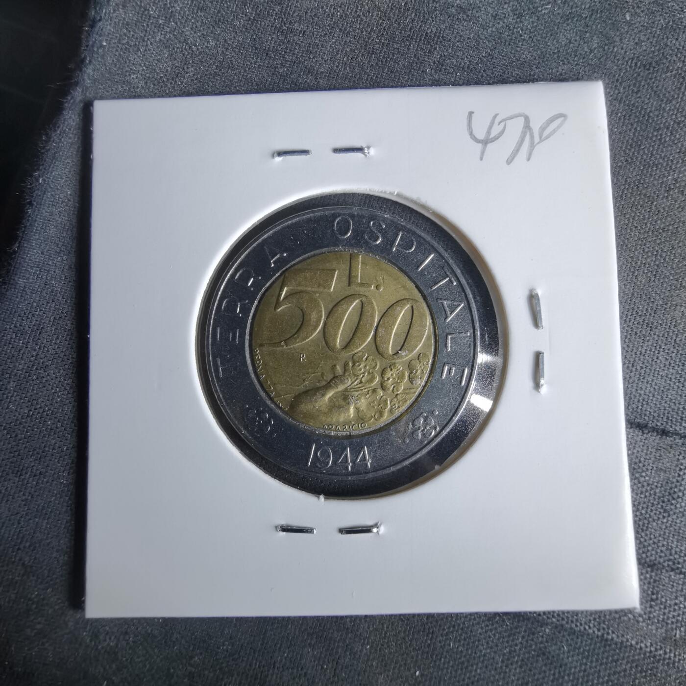 沼泽如烟--第1047场 圣马力诺1991年500里拉