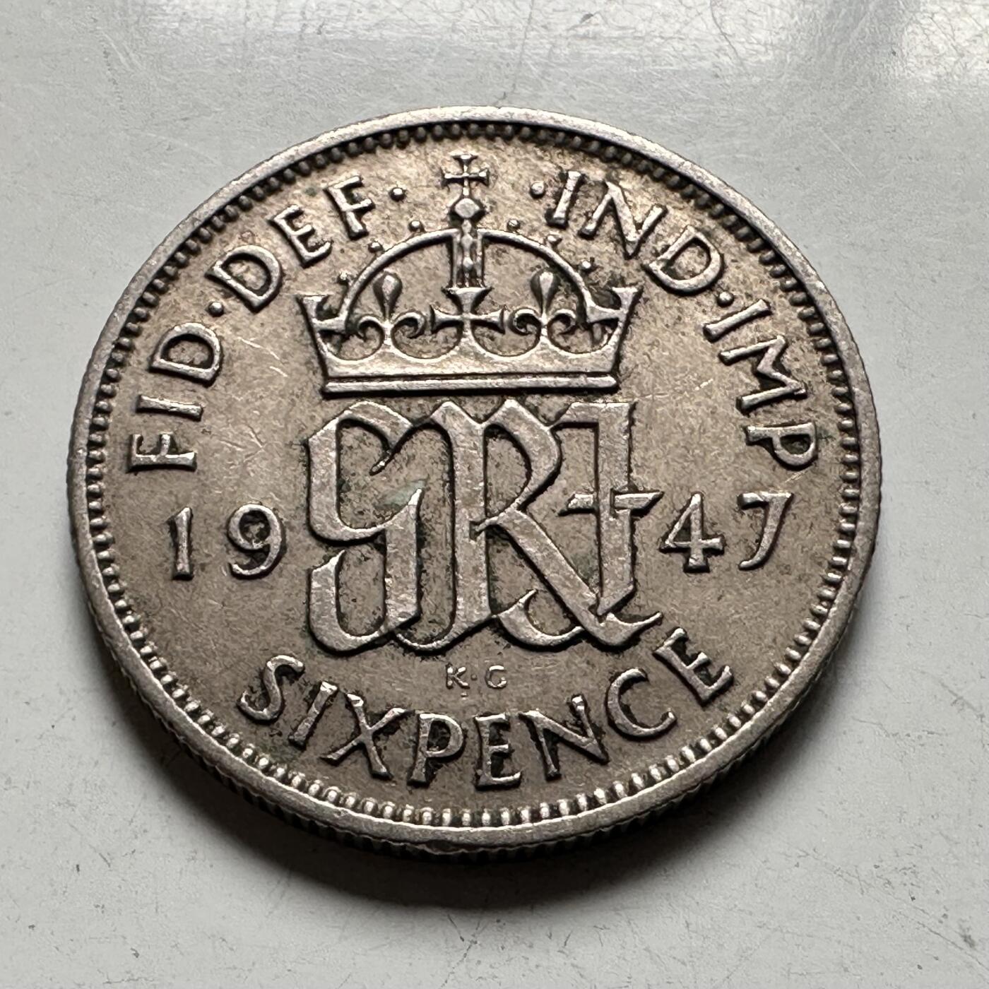 🌹外币初藏🌹🐯2026年第40场   每周二四六晚8️⃣点 世界钱币 英国1947年六便士