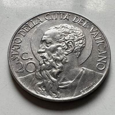 🌹外币初藏🌹🐯2026年第40场   每周二四六晚8️⃣点 世界钱币 - 梵蒂冈1941年20分