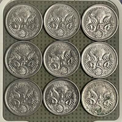 2026年第42场各国散币拍卖（总第192场） - 澳大利亚5分9枚