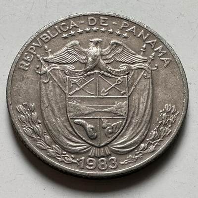 🌹外币初藏🌹🐯2026年第40场   每周二四六晚8️⃣点 世界钱币 - 巴拿马 1983年 1/4巴波亚 