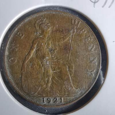 沼泽如烟--第1047场 - 英国1921年1便士