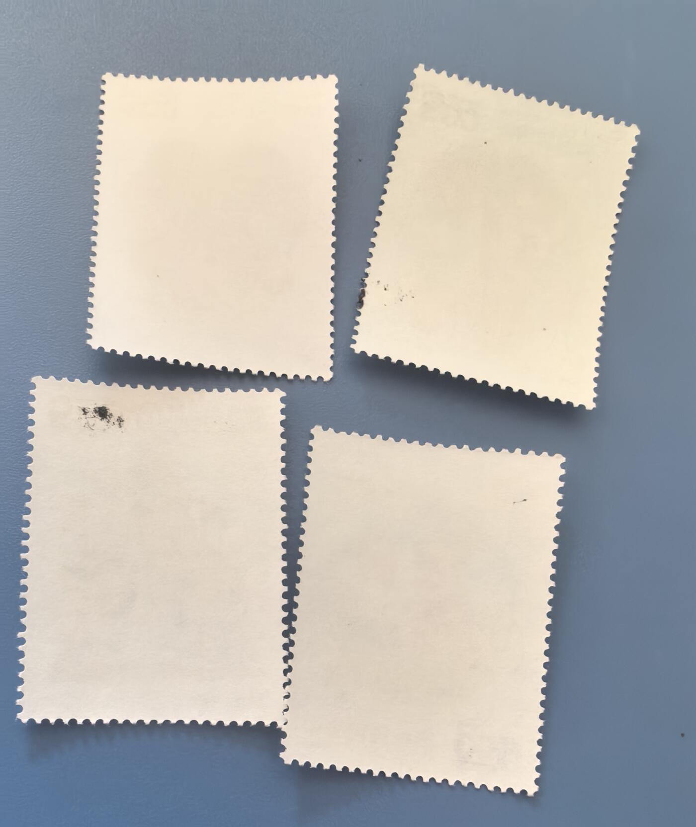 杂票 中国邮票儿童游戏4全新背粘黑