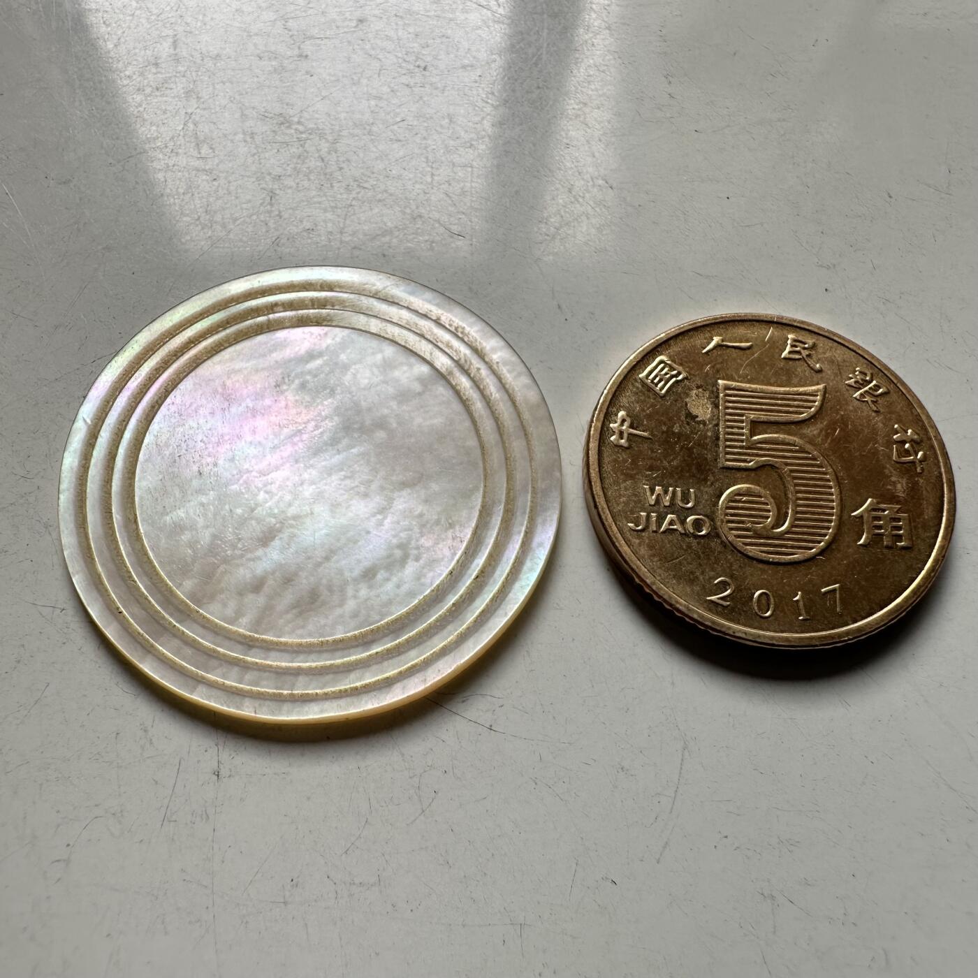 🌹外币初藏🌹🐯2026年第40场   每周二四六晚8️⃣点 世界钱币 清代十三行出口螺钿筹码（贝雕筹码）--3