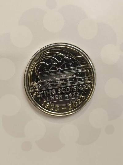 G&W世界散币，银币处理专场（第47场） - 英国2023年2磅  飞翔的英格兰人 蒸汽机车100周年纪念  4472号蒸汽机车1923年首次投入运营