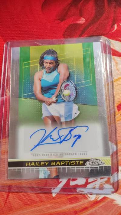 寸草不生 马年 第二期 - 2024 Topps Chrome 网球TC Beatriz Haddad Maia 比阿特丽斯 哈达德 玛雅 签字