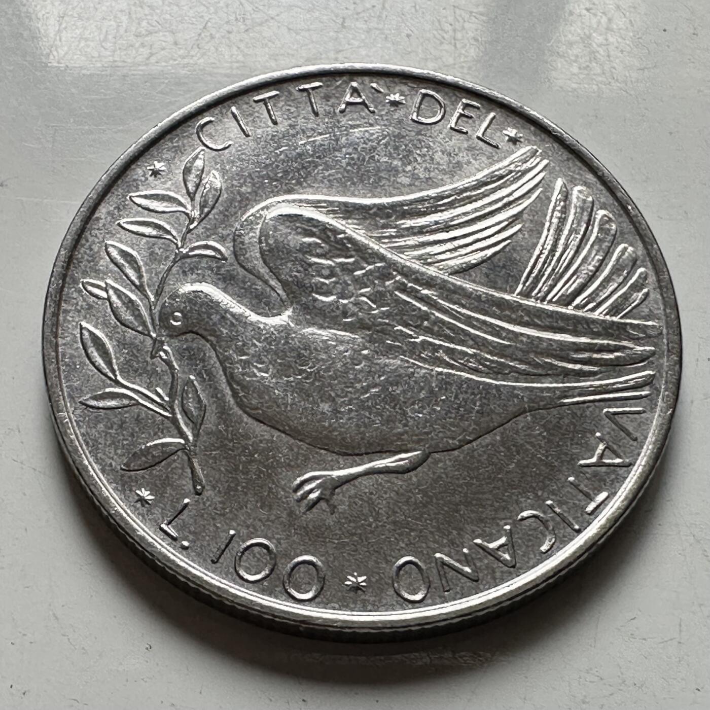 🌹外币初藏🌹🐯2026年第40场   每周二四六晚8️⃣点 世界钱币 梵蒂冈1972年100里拉