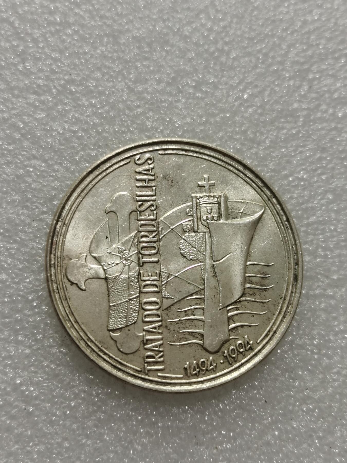 天下钱庄专场欢迎参拍 葡萄牙1000埃斯库多银币