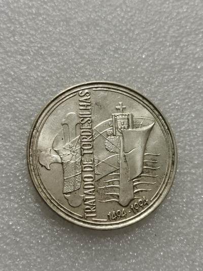 天下钱庄专场欢迎参拍 - 葡萄牙1000埃斯库多银币