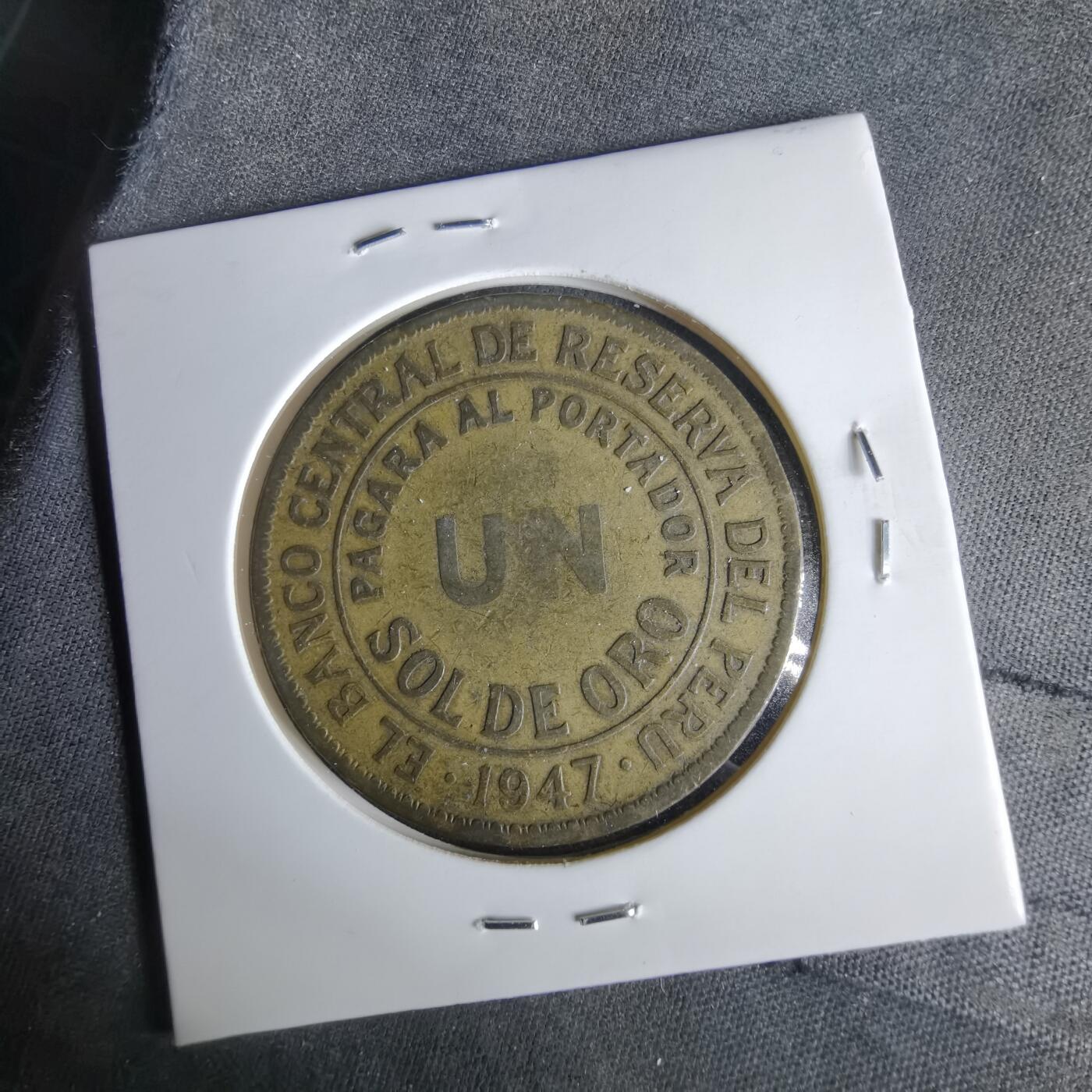 沼泽如烟--第1047场 秘鲁1947年1索尔