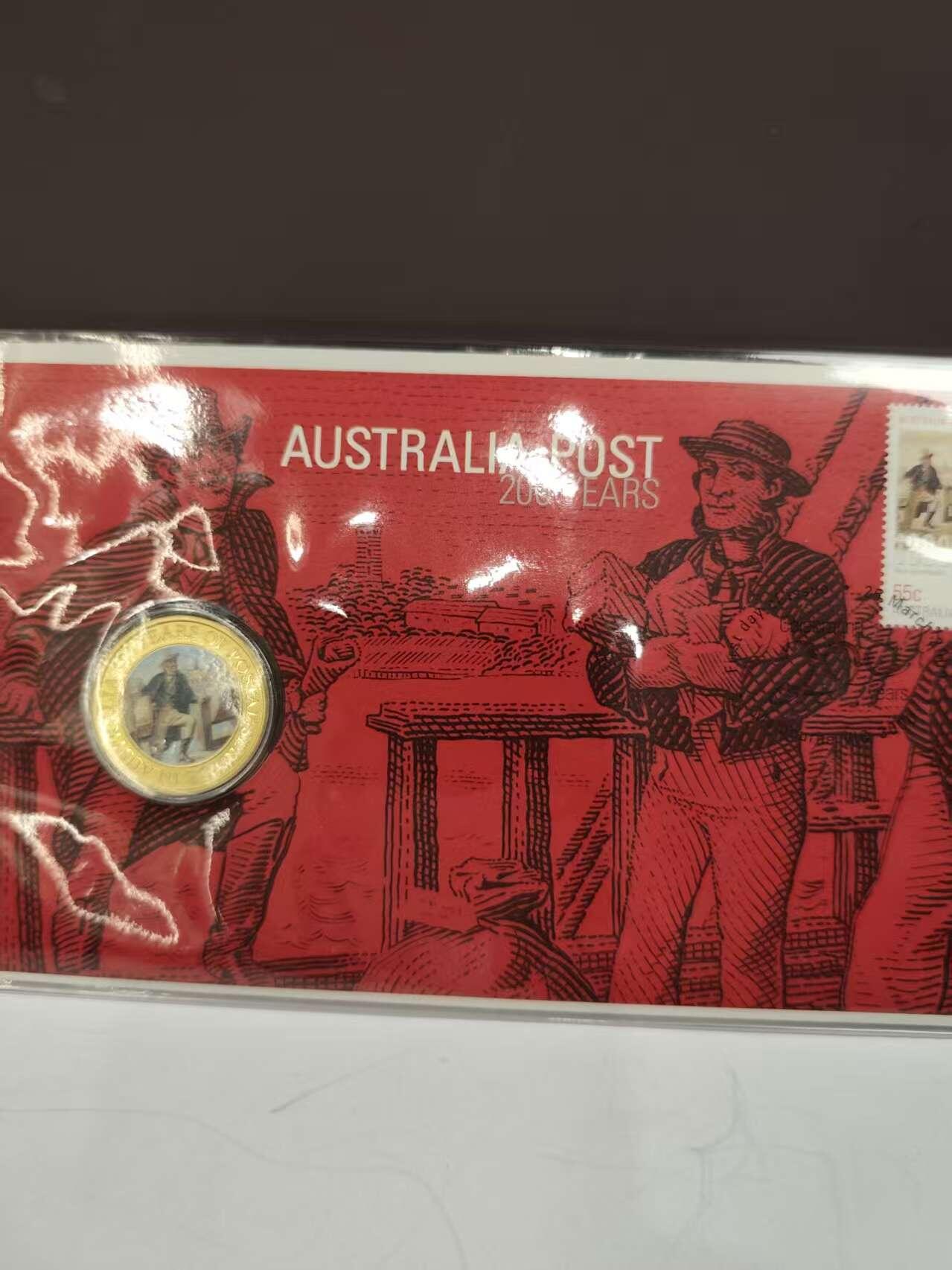 G&W世界散币，银币处理专场（第47场） 澳大利亚2009年1元  邮政200周年彩色纪念币
