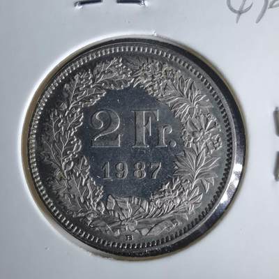 沼泽如烟--第1047场 - 瑞士1987年2法郎