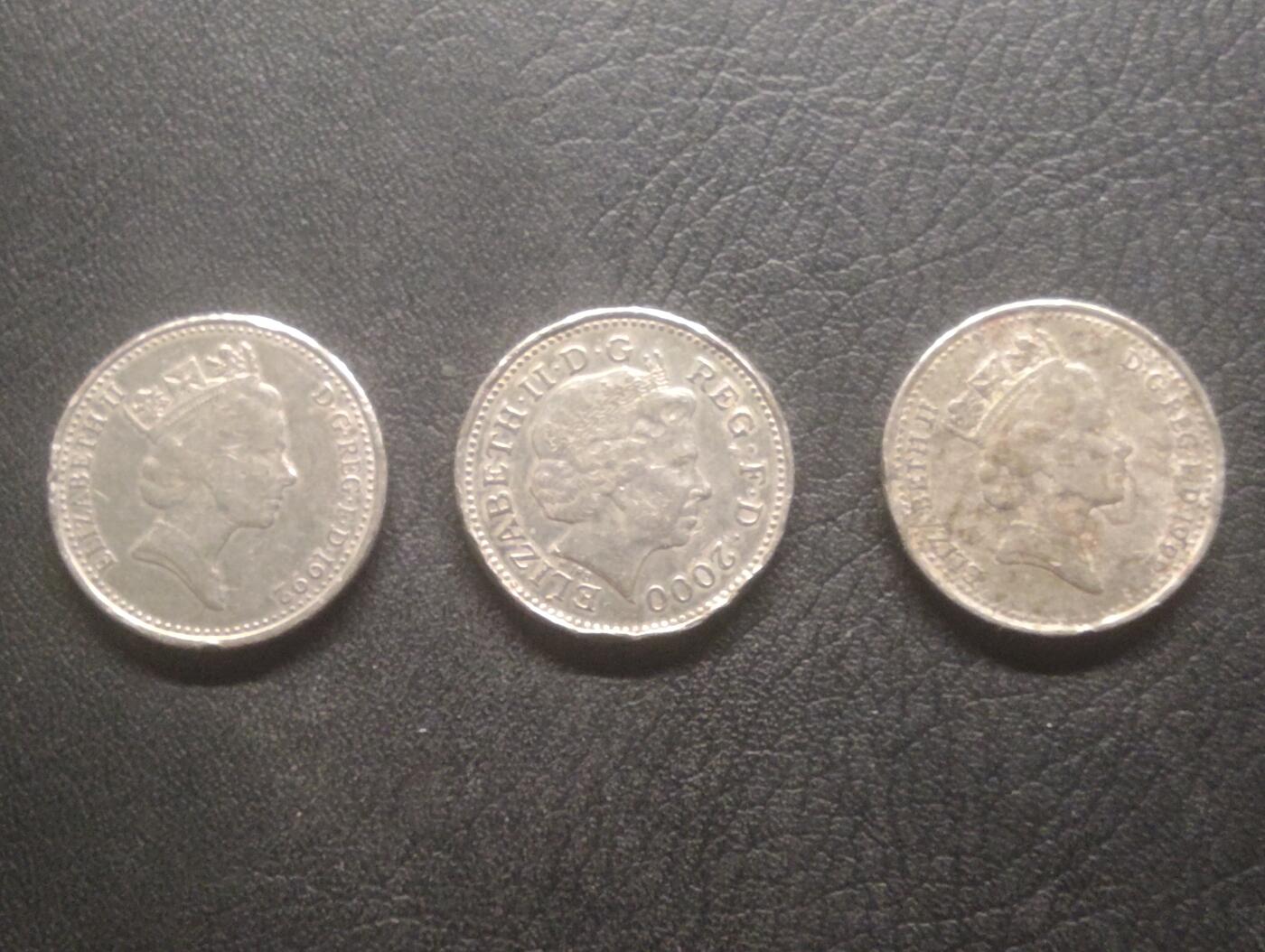 荟藏特别场次第十五期——“社长的硬币堆” 英国狮子版10便士三个