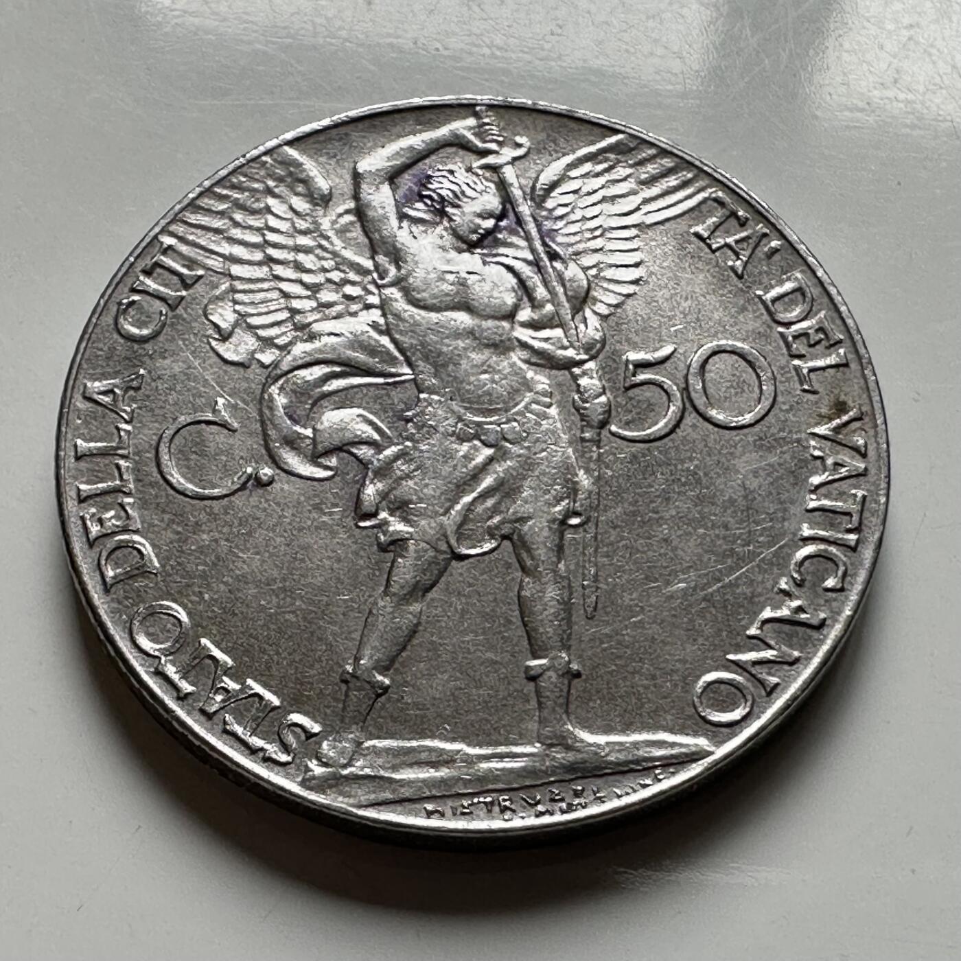 🌹外币初藏🌹🐯2026年第40场   每周二四六晚8️⃣点 世界钱币 梵蒂冈1941年50分