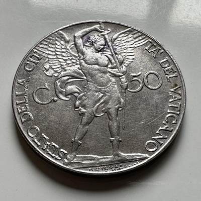 🌹外币初藏🌹🐯2026年第40场   每周二四六晚8️⃣点 世界钱币 - 梵蒂冈1941年50分