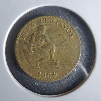 沼泽如烟--第1047场 - 菲律宾1964年五分